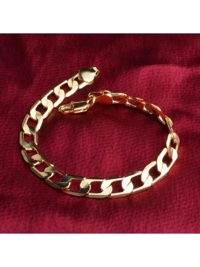 Charm 925 Silber, Gold, Geometrie, Unisex - Bild 3