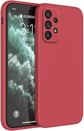 Flüssigsilikon-Telefonhülle für Samsung Galaxy A31 4G in Rot - Bild 1