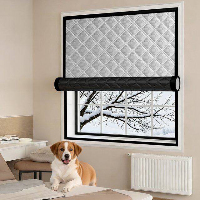 TranquilTouch Verdunkelungsvorhänge für Schlafzimmer und Wohnzimmer, isolierende und geräuschreduzierende Wintervorhänge in modernem Design - Bild 1