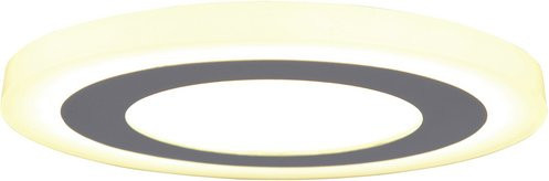 Näve ATTACH Einbauleuchte in Silber mit LED und warmweißem Licht, IP44, rund - Bild 1