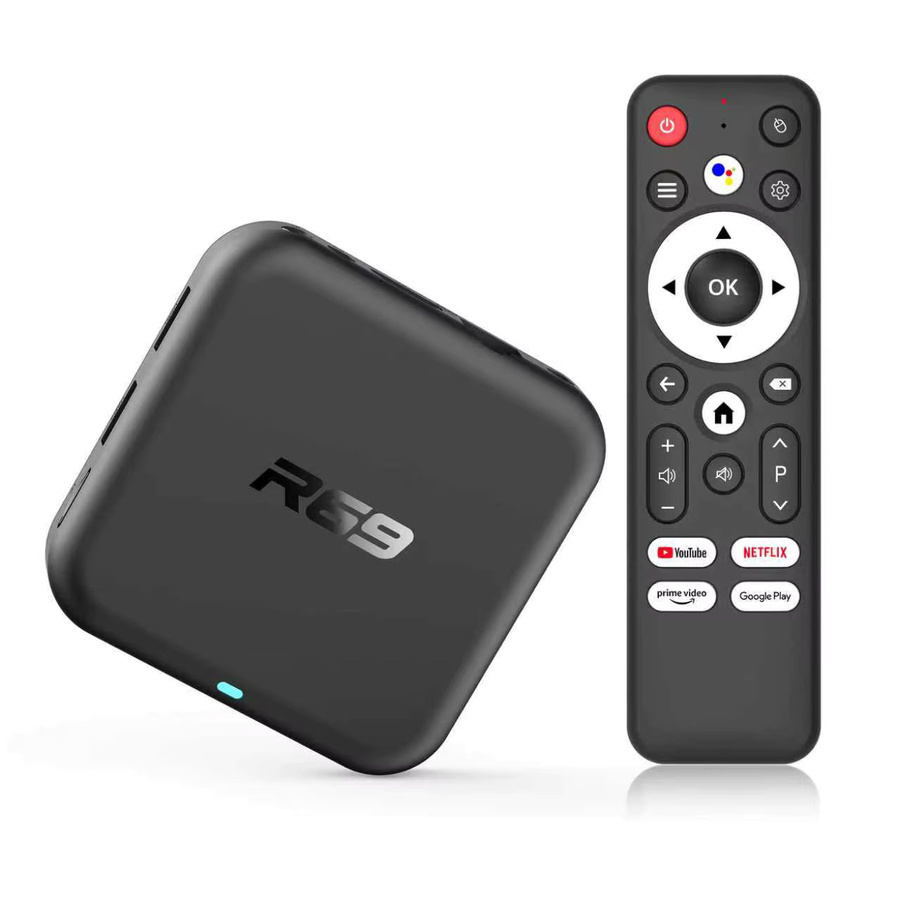 MORTAL Android 14 TV-Box R69-2 Smart Set-Top-Box mit 4K UHD HDR, Dual WLAN 2,4G/5G, BT5.0, 2GB RAM, 16GB ROM, Schwarz - Bild 7