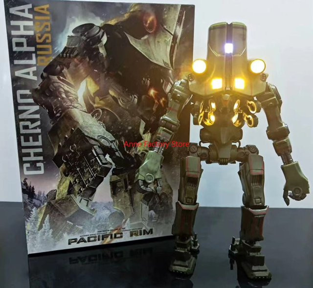 NECA Pacific Rim Crimson Typhoon Gipsy Danger Cherno Alpha Figur, 20cm, mit Licht - Bild 1