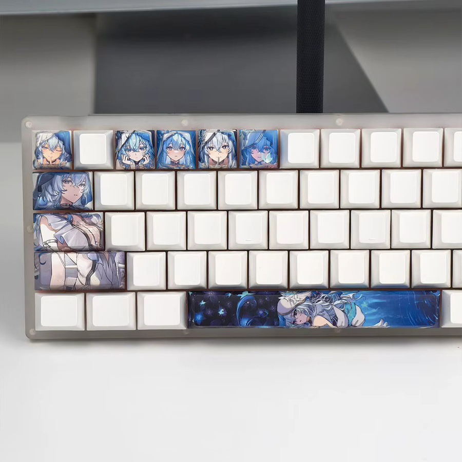 MAIMOOO Tastenkappen The Shorekeeper Wuthering Waves Thema, 12 Stück, Kirschprofil, PBT-Farbsublimation - Bild 3