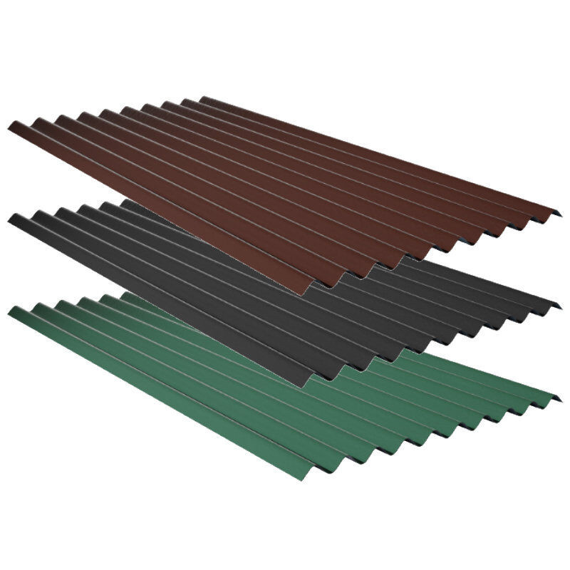 Blickdichte PVC Wellplatte ReWell von Friedrich von Lien AG in Schwarz, Braun oder Grün, Breite: 94 cm, Tiefe: 22 cm, Stärke: 2,2 mm - Bild 1