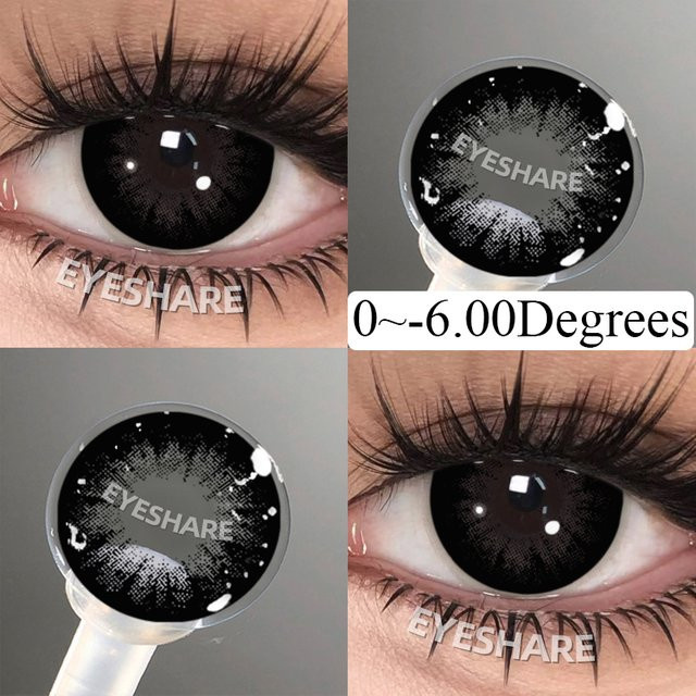 EYESHARE Jahreslinsen farbig schwarz - Bild 1