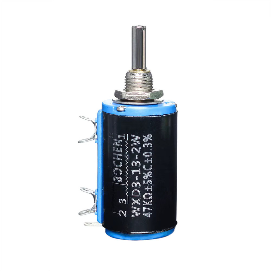 YTDMEN WXD3-13-2W Drahtgewickeltes Multi-Turn-Potentiometer in Blau mit 10 Runden - Bild 2