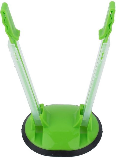 CosyHome Einstellbarer Hände-frei-Beutelhalter für die Küche in Grün-Weiß - Bild 1