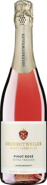 Oberrotweiler Winzerverein eG Pinot Rosé Sekt, Extra Dry, Baden, 2023, 0,75 l - Bild 1