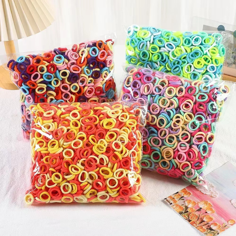 HAHAYL Haargummis, Nylon, elastisch, bunt, Kinder - Bild 3