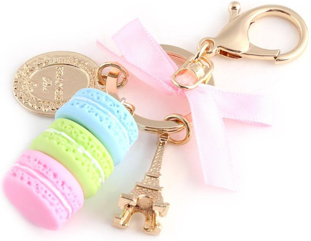 GoolRC Schlüsselanhänger Eiffelturm, Macaron, Blau, Unisex - Bild 1