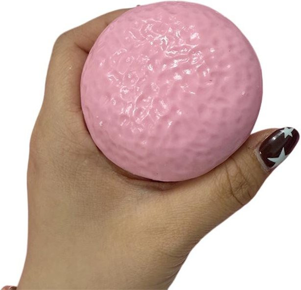 Binchi Outdoor Equipment Knuspriger Squishy Schokoladenkuchen, Stressball, rosa - Bild 1