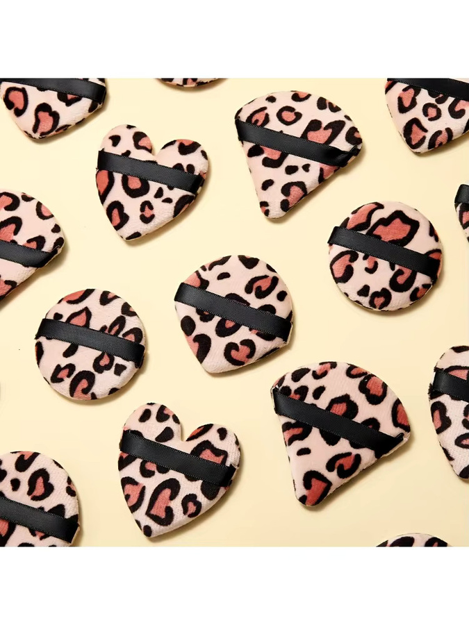 HUAZDS Puderquasten-Set, 10-teilig, Animal-Print, Unisex - Bild 6