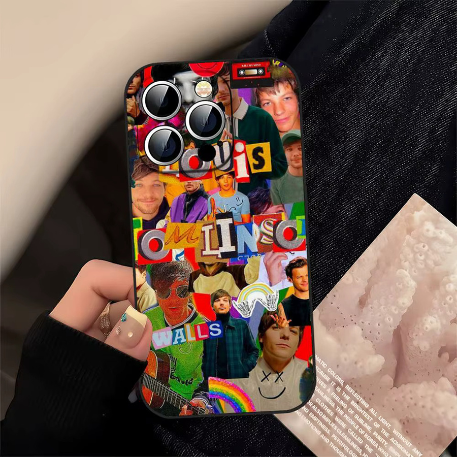 Louis William-T-Tomlinson Silikon Schutzhülle für Apple iPhone in Multicolor - Bild 2