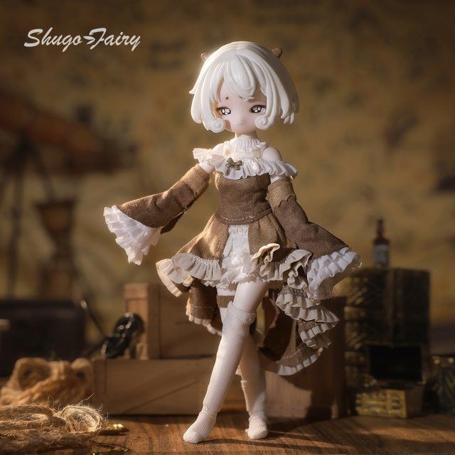 oueneifs BJD Puppe 1/8 Blind Box Fullset Anime Märchen Fee Figur mit Harz Perücke - Bild 1