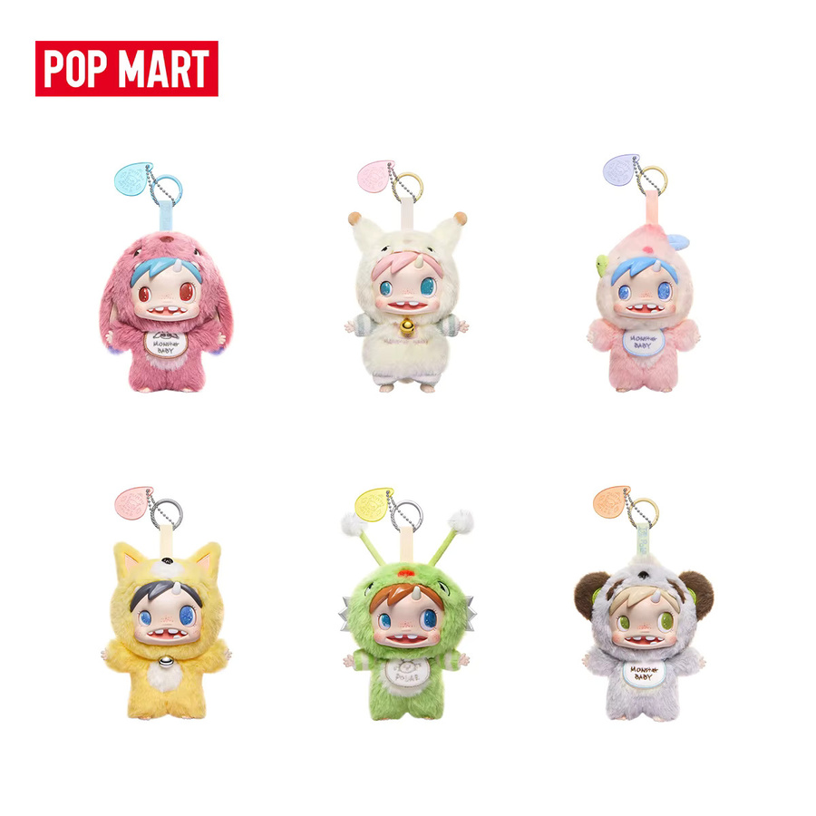 POP MART POLAR-Monster Baby Collection Serie Plüsch-Anhänger Ver.1, 1-teiliges Set - Bild 3