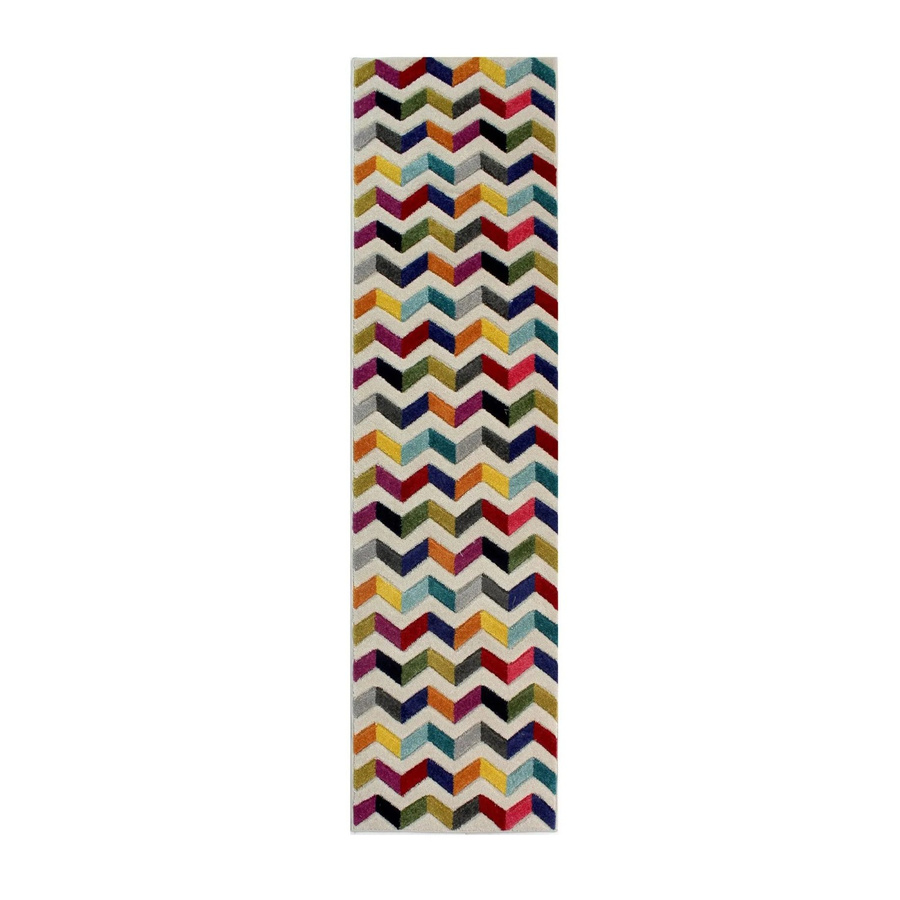 Flair Rugs Kinderteppich Bolero Mehrfarbig gestreift B: 66 cm, L: 300 cm - Bild 2
