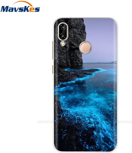 Handyhülle mit Blumenmuster für Huawei P20 Pro und Huawei P20 aus weichem TPU-Silikon in Multicolour und Transparent - Bild 1