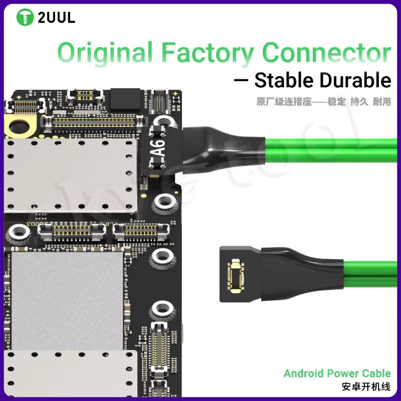 2UUL PW04 Android Power Boot Kabel 19-in-1 flexibles Silikon-Reparaturkabel zur Motherboard-Aktivierung für Xiaomi und Samsung in Multicolour - Bild 2
