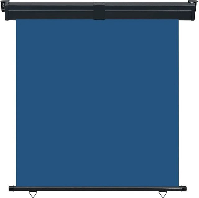 Furnicato Balkon-Seitenmarkise aus Polyester in Blau, B/H: 165 x 250 cm - Bild 1