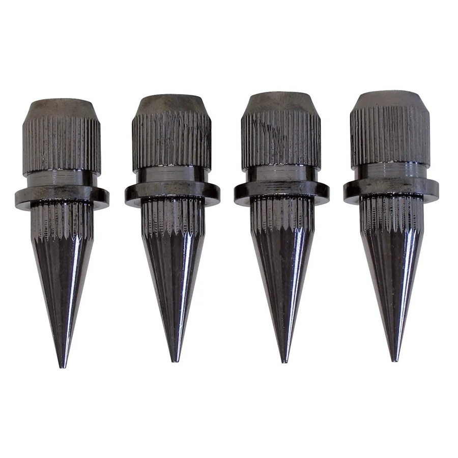 Dynavox Lautsprecher Spikes zum Einbau 4er Set Schwarz-Chrom - Bild 2