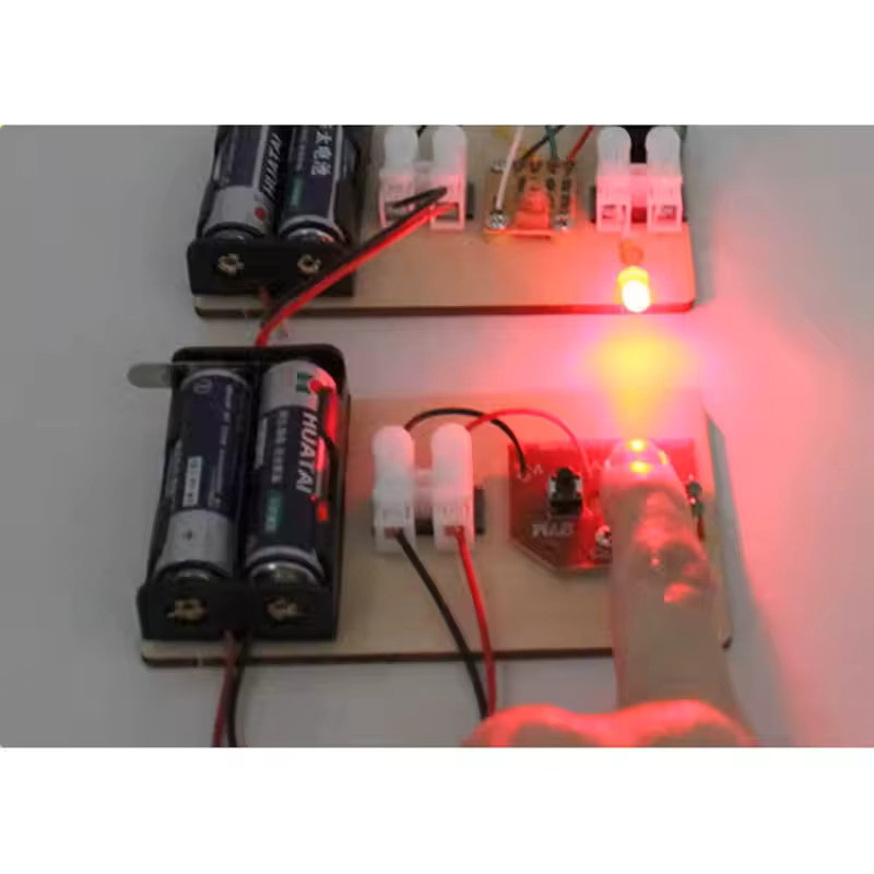 Meade DIY-Funksender, Telegraphenmaschine, Holz, Lernspielzeug - Bild 3