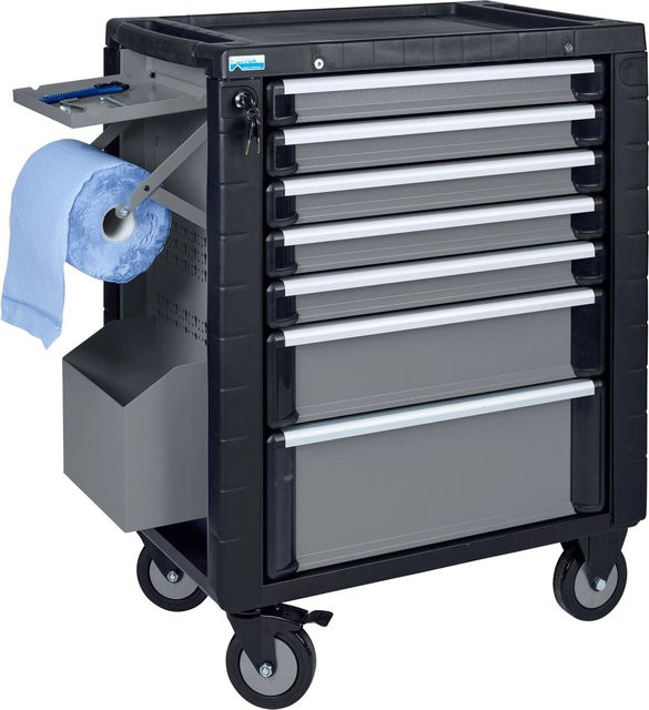 Küpper Werkstattwagen Modell 12780 in Grau, abschließbar und rollbar, B/T/H: 93,0 x 46,5 x 7,0 cm - Bild 1
