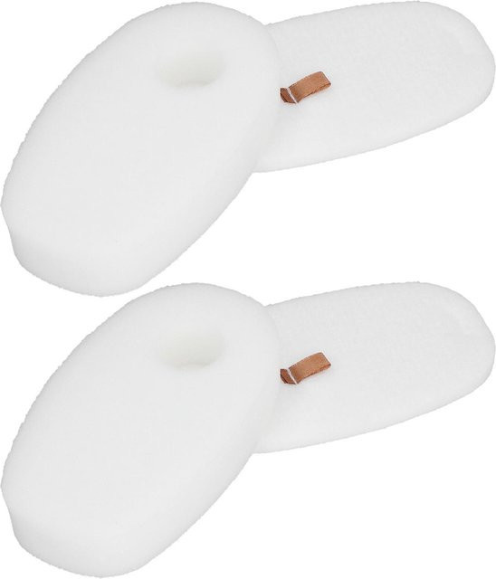 4er Set Filterwatte Shark Staubsaugerzubehör in Weiß passend für HV320 HV321 HV322 HV324Q HV319 HV320W - Bild 1
