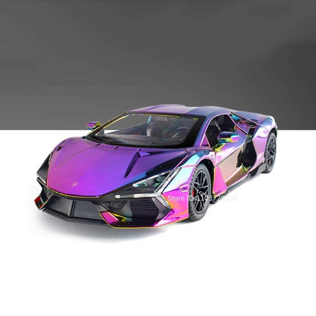Linyi toy car Revuelto Sportwagen Spielzeugmodell, 1:24, mit Licht und Sound, ab 14 Jahren - Bild 1