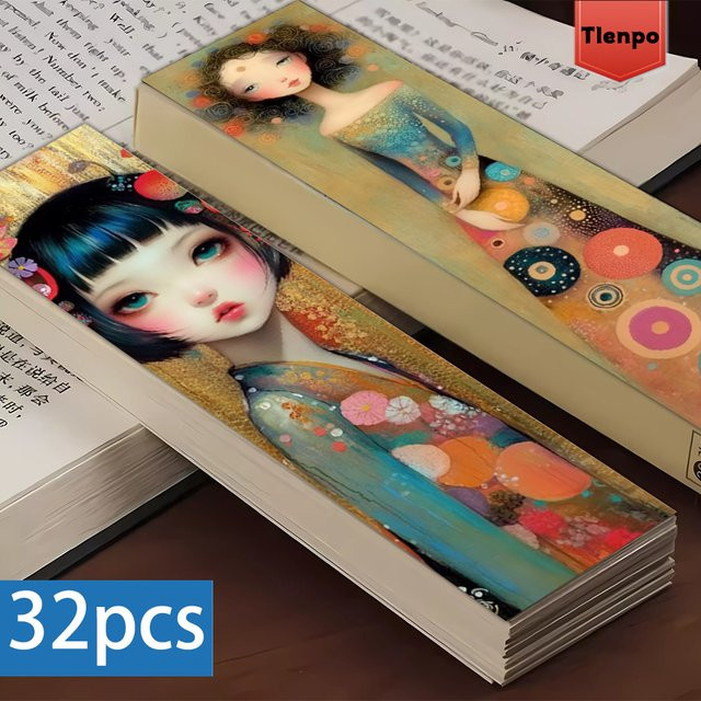 32 Stück Lesezeichen im Bohemian Fantasy Girl-Stil in Multicolour für kreative künstlerische Designs - Bild 1