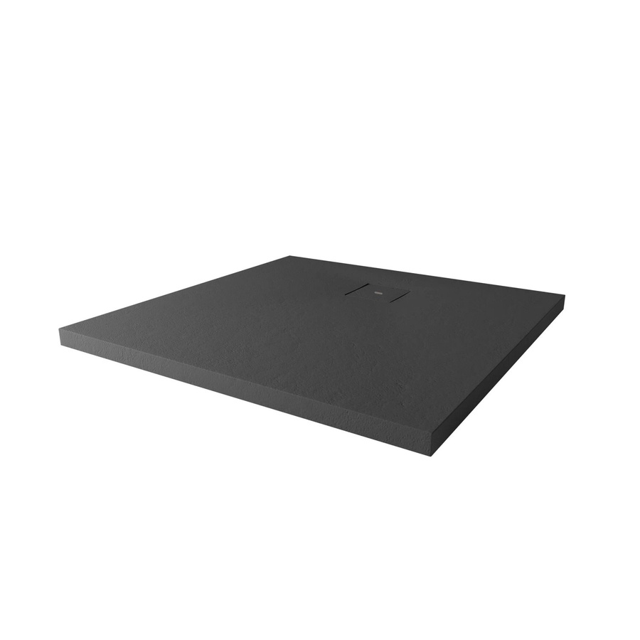 Breuer Duschwanne Modern Line aus Mineralguss in Anthrazit, quadratisch, B/T: 90 x 90 cm - Bild 2