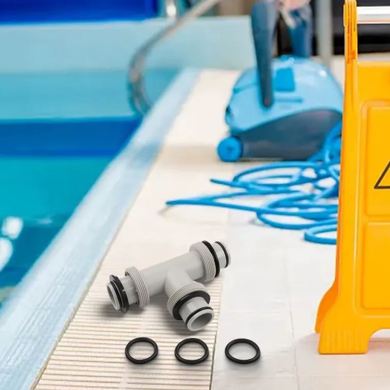 Intex Adapter für Poolpumpen und Schläuche mit Gummi-O-Ringen in Weiß - Bild 3