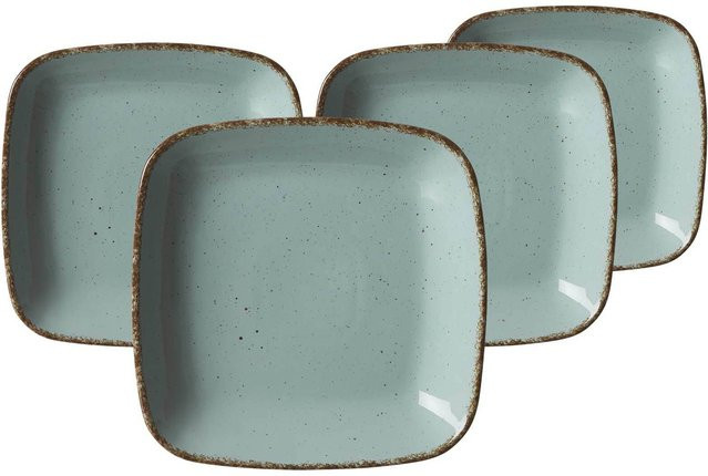 Ritzenhoff & Breker Suppenteller Casa Blau Keramik 4er Set Durchmesser: 22 cm - Bild 1