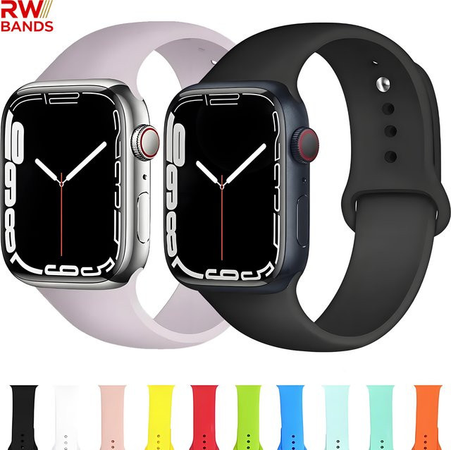RWBANDS Uhrenarmband Silikon, Apple Watch, Unisex - Bild 1