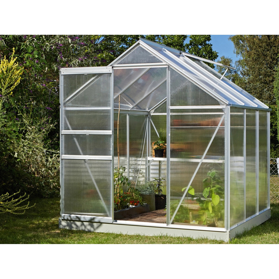 Vitavia Gewächshaus Comet 3800 mit Fundamentrahmen, Polycarbonat 4 mm, Aluminium, transparent, 3,8 m² - Bild 2
