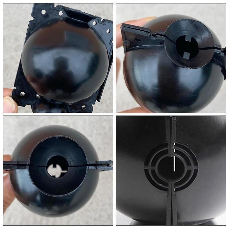 Lanzhong home life Set aus 5 Pflanzenbewurzelungskugeln zur Pflanzenvermehrung und zum Abmoosen, Farbe: Schwarz, Durchmesser: 5 cm - Bild 6