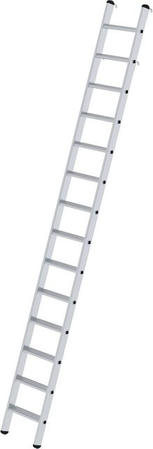 PROREGAL Stufen-Regalleiter Einhängbar, 14 Stufen, Silber - Bild 1
