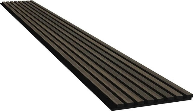 Swiss Aqua Technologies Akustikpaneel aus MDF mit Lamellen in Geräucherte Eiche, B/H: 32 x 260 cm - Bild 1