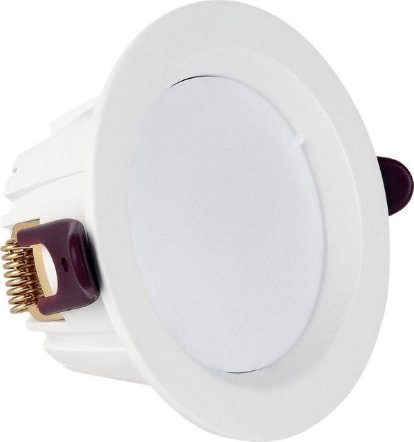 Dimmbarer COB LED Einbaustrahler in Weiß mit 7W, 4000K Neutralweiß und 120° Abstrahlwinkel - Bild 1