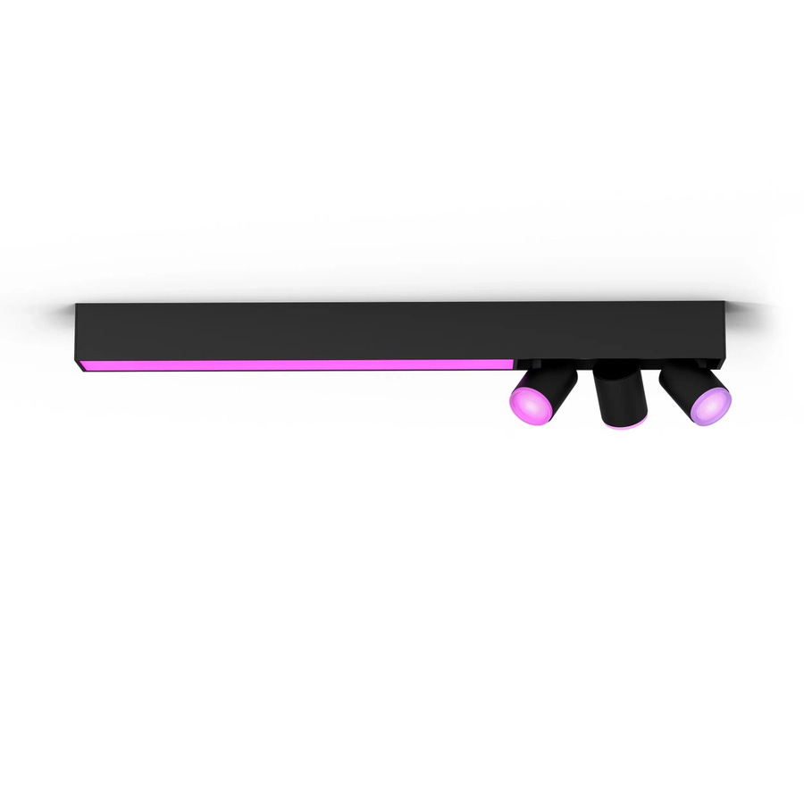 Philips Hue Centris LED-Deckenleuchte White & Color Ambiance Schwarz mit 3 Spots - Bild 2