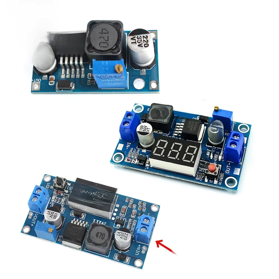 YTDMEN XL6009 DC-DC Boost Modul Step Up Converter mit Display in Blau - Bild 3