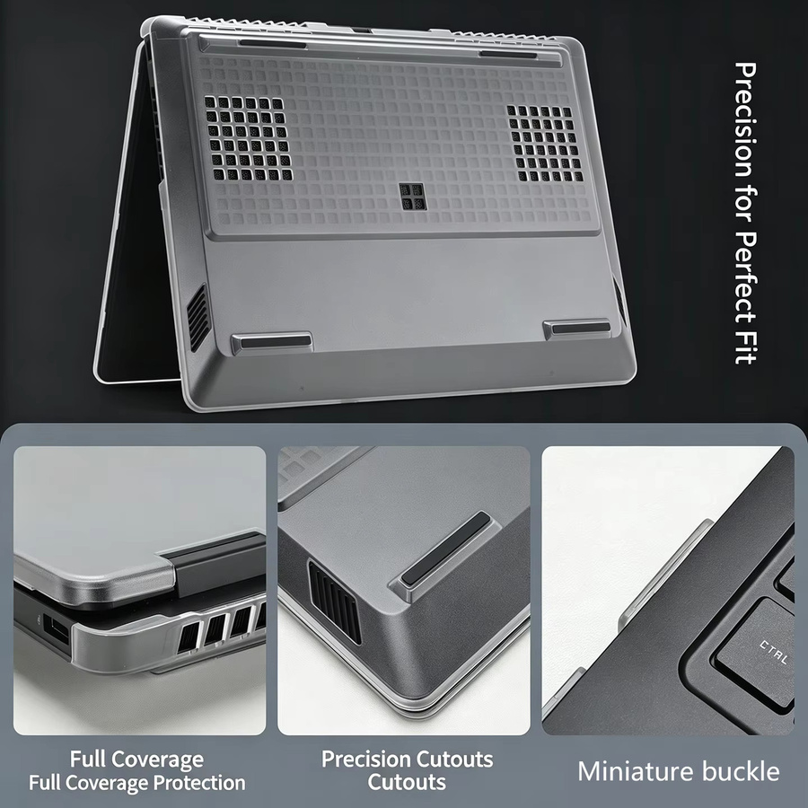 Transparente All-Inclusive-Schutzhülle für HP OMEN Gaming Laptop 16-ap/16-am, kratzfeste und sturzsichere Hartschalen-Schutzfolie - Bild 4
