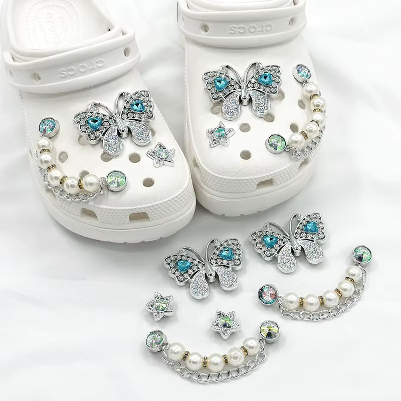 SMATLELF Schuhcharms-Set, Gold-Mehrmuster - Bild 1