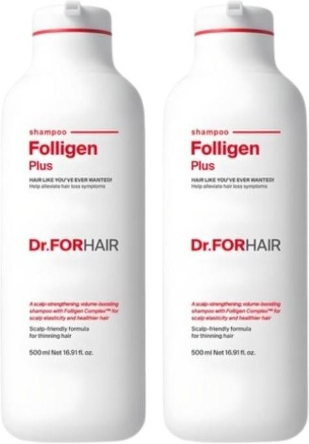 Dr.FORHAIR Folligen Plus Shampoo, 500 ml, für feines Haar - Bild 1