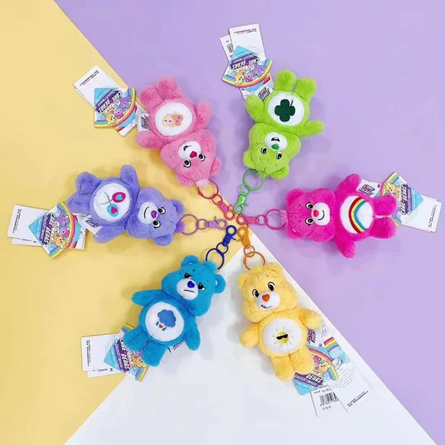 Care Bear Vocal Plüsch Anhänger Schlüsselanhänger Puppe Bunt - Bild 1