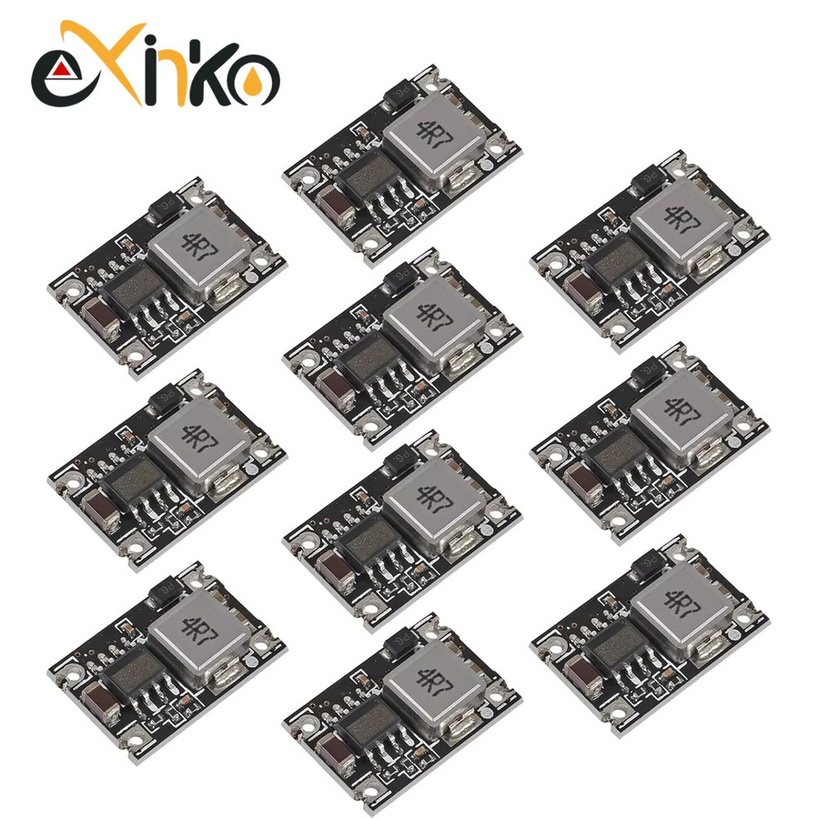 DC-DC Buck Converter Schritt Netzteil Modul Set 5V-30V zu 3,3V 5V 9V 12V 3A Spannung Regler Schwarz - Bild 2