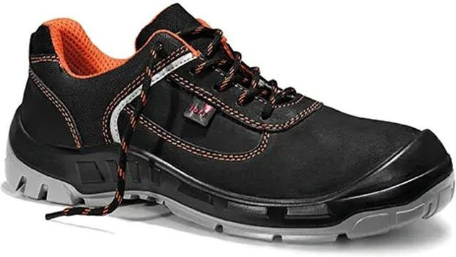 Jori Sicherheitshalbschuh JoColour S3 aus Leder in Orange/Schwarz Gr. 45 - Bild 1