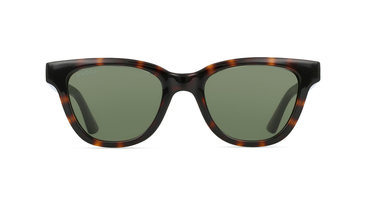 Gucci GG1116S Sonnenbrille, Vollrand, Quadratisch, Kunststoff, Herren, Braun - Bild 1