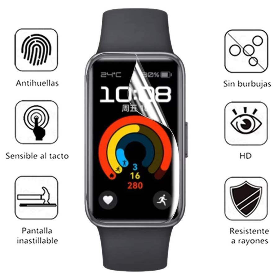 Hydrogel Schutzfolie für Huawei Band 9 8, Honor Band 9 6 5, transparent, Unisex - Bild 5