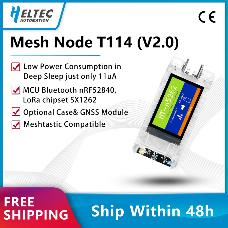 Heltec Meshtastic Mesh Node T114 V2 Entwicklungsboard mit GPS, LoRaWAN, LoRa und BLE-Positionierung - Bild 4