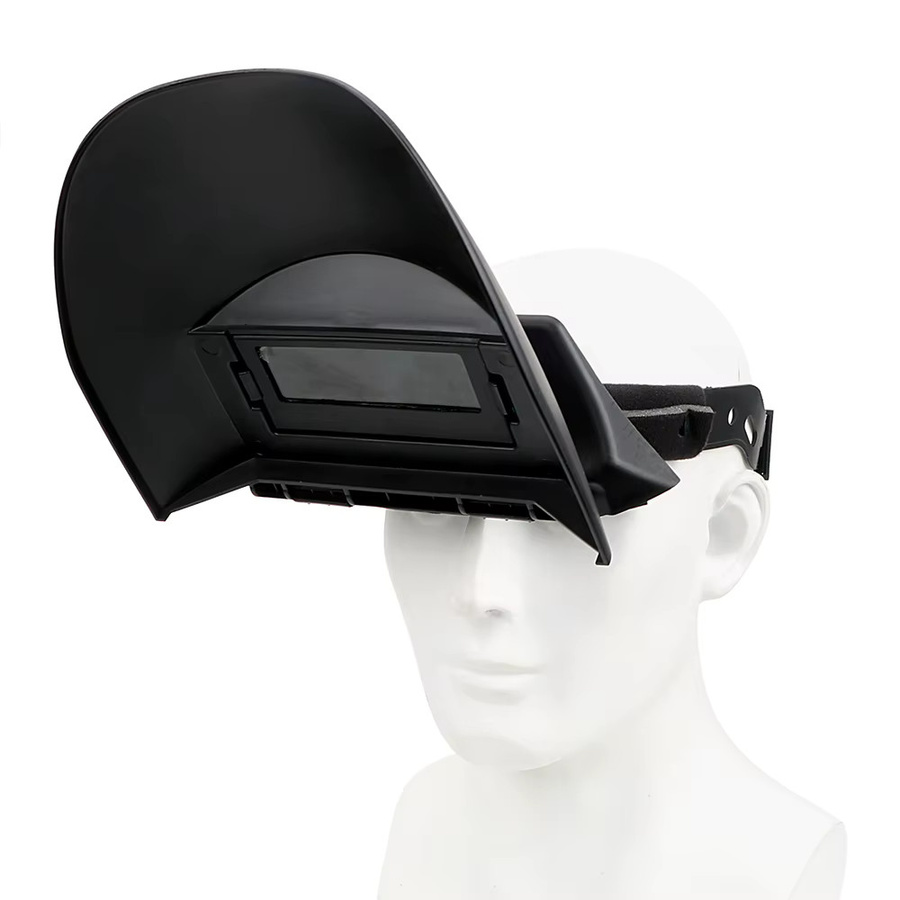 Automatische Schweißmaske mit Verdunkelungsfunktion und Solarenergie, Schweißhelm für Lichtbogen- und Lötarbeiten, Farbe: Schwarz - Bild 5